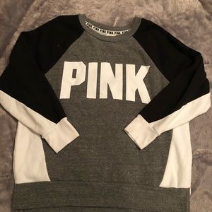 Tri color fleece sweatshirt